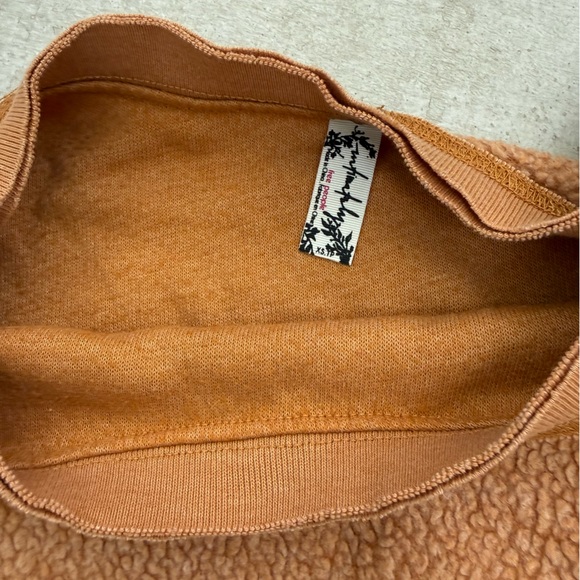 Free People Tan/Orange Sherpa Lounge Set - Picture 5 of 5